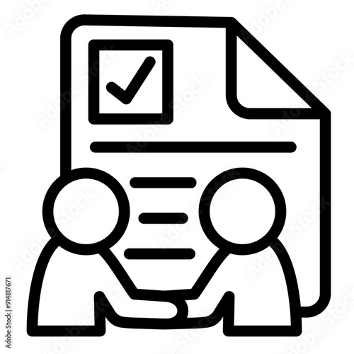 Social Contract Icon
