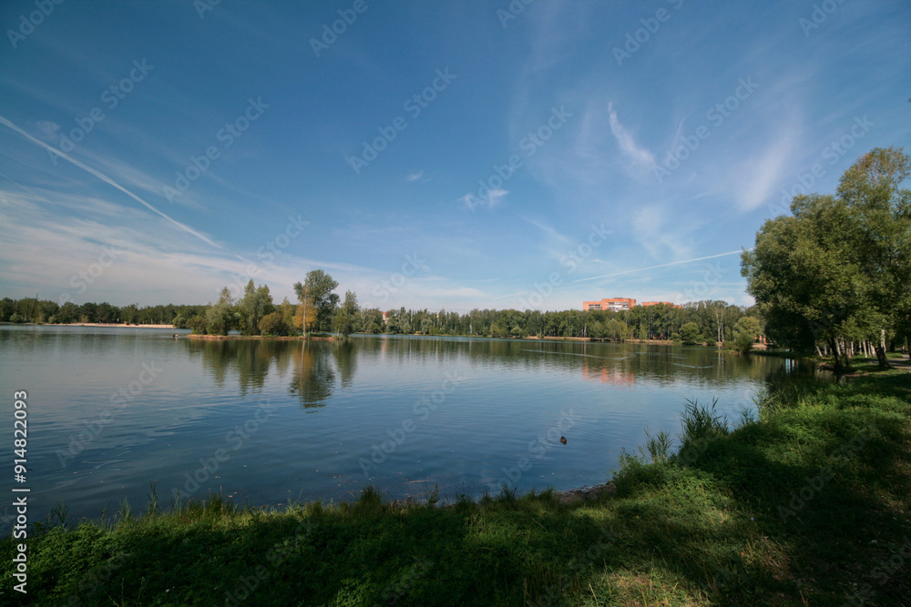 Lake among the forests, Russia. Lake among the forests, Russia.