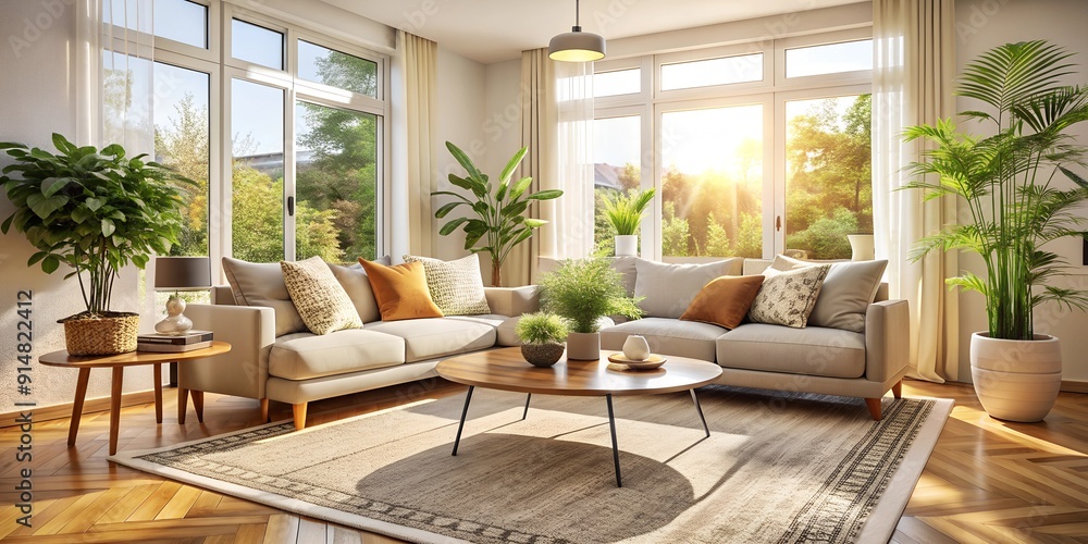 Fototapeta premium modern living room