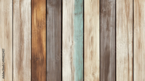 Rustic Wooden Plank Texture: Light Weathered Wood Background