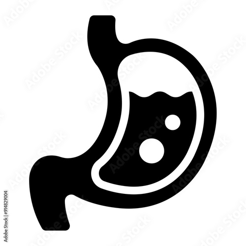 Stomach icon representing digestive organ.