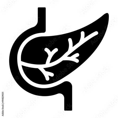 Pancreas icon representing digestive organ.