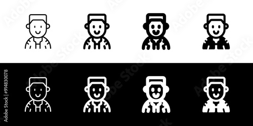 Editable person with army buzz flattop haircut avatar vector icon. User, profile, identity, persona. Part of a big icon set family. Perfect for web and app interfaces, presentations, infographics, etc