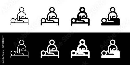 Editable massage vector icon. Wellness, spa, relaxation. Part of a big icon set family. Perfect for web and app interfaces, presentations, infographics, etc