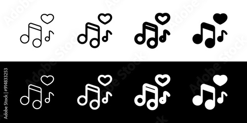 Editable love songs vector icon. Wedding, valentine, love, celebration. Part of a big icon set family. Perfect for web and app interfaces, presentations, infographics, etc