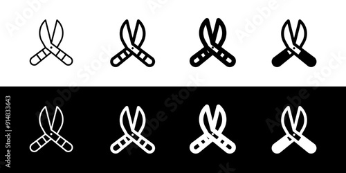 Editable pruner vector icon. Gardening, landscaping, horticulture. Part of a big icon set family. Perfect for web and app interfaces, presentations, infographics, etc