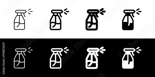 Editable water sprayer, spray bottle vector icon. Gardening, lanscaping, hygiene. Part of a big icon set family. Perfect for web and app interfaces, presentations, infographics, etc