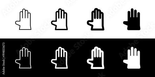 Editable rubber glove vector icon. Industry, household, gardening, landscaping. Part of a big icon set family. Perfect for web and app interfaces, presentations, infographics, etc