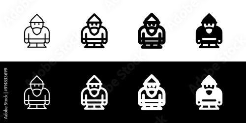 Editable gnome vector icon. Gardening, lanscaping, decoration. Part of a big icon set family. Perfect for web and app interfaces, presentations, infographics, etc