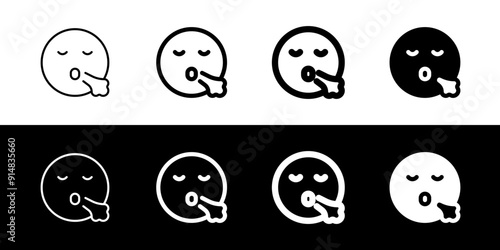 Editable sigh, relief, expression emoticon vector icon. Part of a big icon set family. Part of a big icon set family. Perfect for web and app interfaces, presentations, infographics, etc
