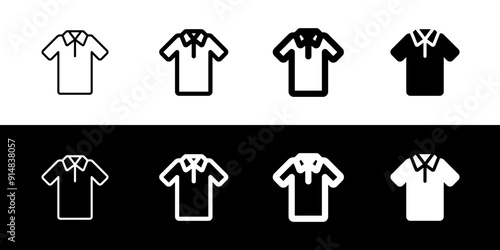 Editable crew shirt vector icon. Clothing, fashion, apparel. Part of a big icon set family. Perfect for web and app interfaces, presentations, infographics, etc