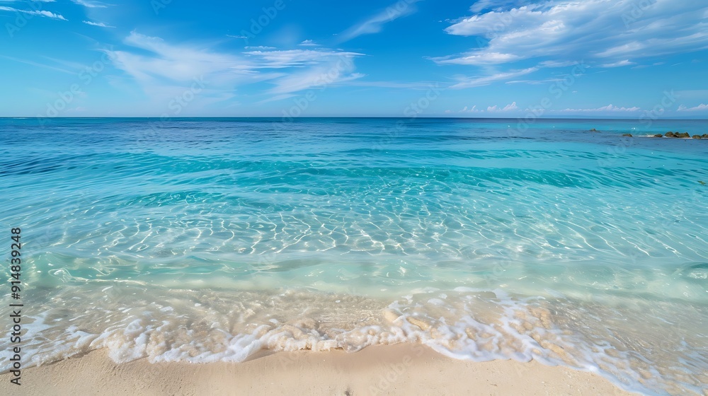 Crystal Clear Waters of a Tropical Beach Crystal Clear Waters of a Tropical Beach