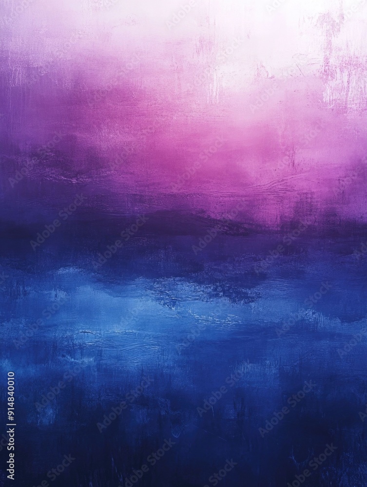 Fototapeta premium Smooth and Captivating Gradient Transitioning from Deep Indigo Blue to Vivid Vibrant Purple Serene and Mystical Abstract Digital Art Design Background Suitable for Wallpapers Posters