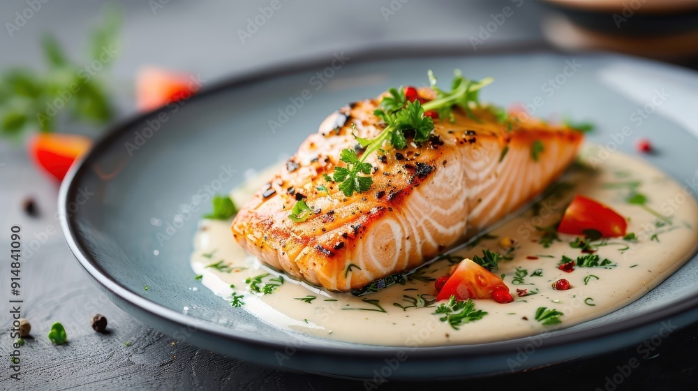 Teriyaki Glazed Salmon, tender salmon fillet with a sweet and savory teriyaki glaze. Teriyaki Glazed Salmon, tender salmon fillet with a sweet and savory teriyaki glaze.