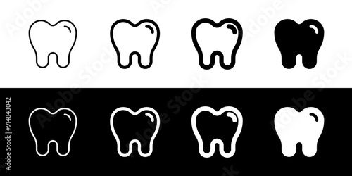 Editable molar, premolar, tooth vector icon. Dentistry, healthcare, medical. Part of a big icon set family. Perfect for web and app interfaces, presentations, infographics, etc