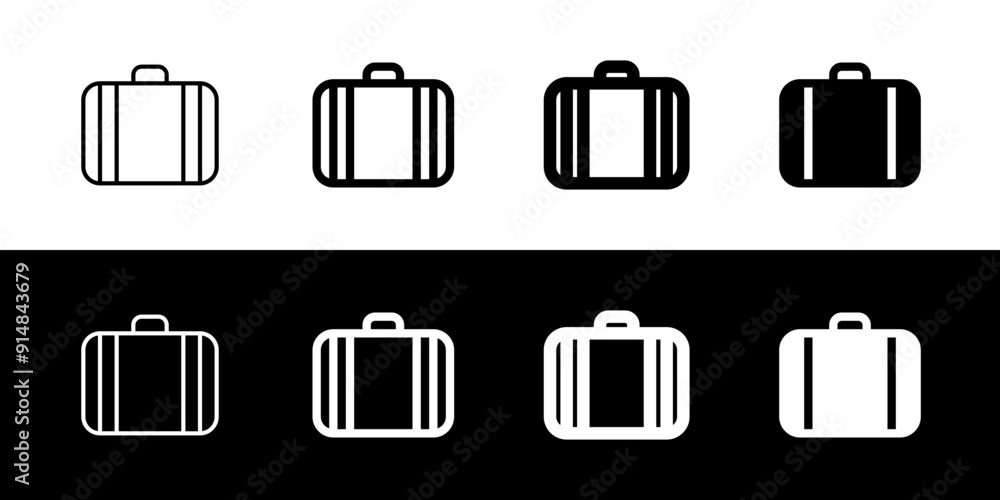 Editable suitcase vector icon. Part of a big icon set family. Perfect for web and app interfaces, presentations, infographics, etc Editable suitcase vector icon. Part of a big icon set family. Perfect for web and app interfaces, presentations, infographics, etc