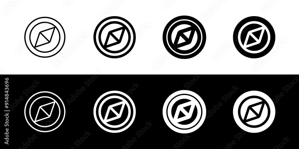 Editable compass vector icon. Part of a big icon set family. Perfect for web and app interfaces, presentations, infographics, etc Editable compass vector icon. Part of a big icon set family. Perfect for web and app interfaces, presentations, infographics, etc