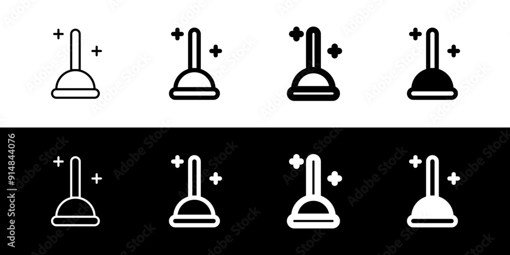 Editable toilet plunger vector icon. Part of a big icon set family. Perfect for web and app interfaces, presentations, infographics, etc Editable toilet plunger vector icon. Part of a big icon set family. Perfect for web and app interfaces, presentations, infographics, etc