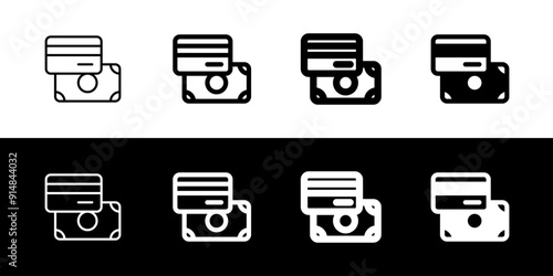 Editable payment methods, card, cash vector icon. Part of a big icon set family. Perfect for web and app interfaces, presentations, infographics, etc