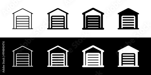 Editable garage, warehouse vector icon. Part of a big icon set family. Perfect for web and app interfaces, presentations, infographics, etc
