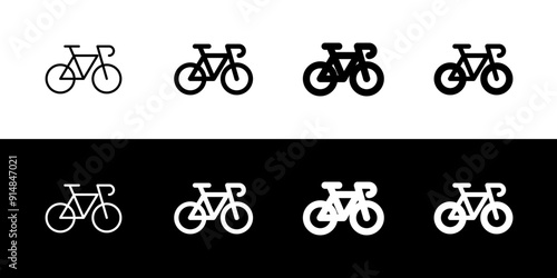 Editable bicycle vector icon. Vehicles, transportation, travel. Part of a big icon set family. Perfect for web and app interfaces, presentations, infographics, etc