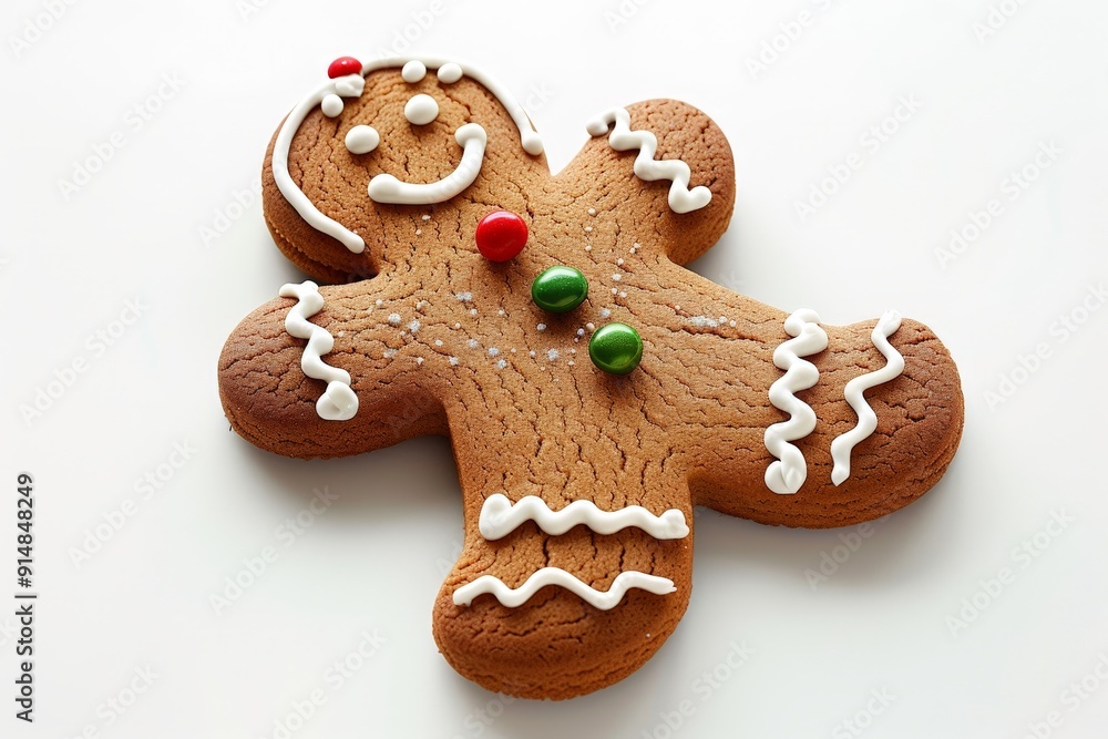 gingerbread cookie white background gingerbread cookie white background