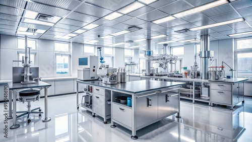 Modern biopharmaceutical laboratory with advanced equipment and technology , laboratory, biopharmaceutical, modern