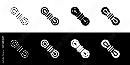 Editable rope, carabiner vector icon. Part of a big icon set family. Perfect for web and app interfaces, presentations, infographics, etc