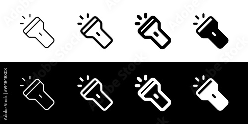 Editable flashlight vector icon. Part of a big icon set family. Perfect for web and app interfaces, presentations, infographics, etc