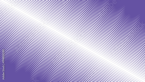 Purple wavy lines abstract background for backdrop or presentation
