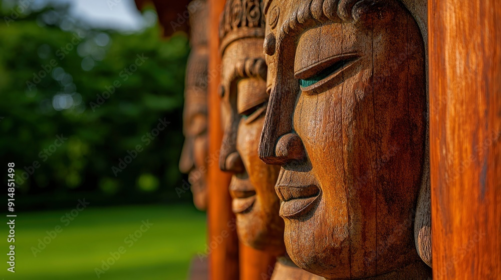 Wanderlust, ancient temple, stone sculptures Background Wanderlust, ancient temple, stone sculptures Background