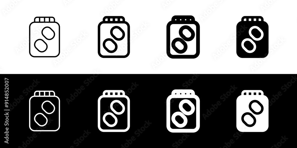 Editable pickle jar vector icon. Part of a big icon set family. Perfect for web and app interfaces, presentations, infographics, etc Editable pickle jar vector icon. Part of a big icon set family. Perfect for web and app interfaces, presentations, infographics, etc