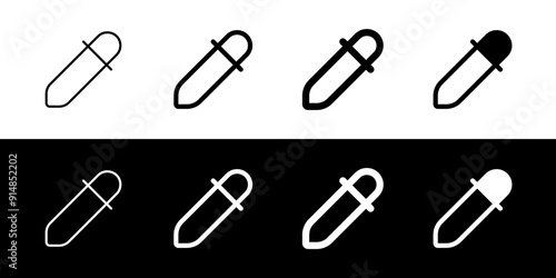 Editable eyedropper, color picker vector icon. Part of a big icon set family. Perfect for web and app interfaces, presentations, infographics, etc