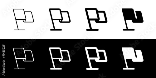 Editable flag vector icon. Part of a big icon set family. Perfect for web and app interfaces, presentations, infographics, etc