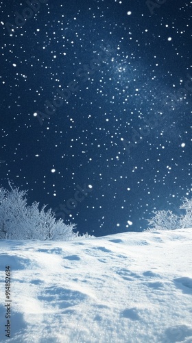 Wallpaper Mural Enchanting Winter Wonderland: Creative Snowy Landscape for Festive Seasons. Dreamy Blue Christmas and New Year Background. AI-Generated 4K Wallpaper for Back-to-School Joy and Campus Life Celebration. Torontodigital.ca