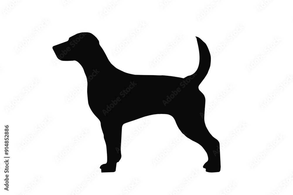 silhouette of a dog vector silhouette of a dog vector