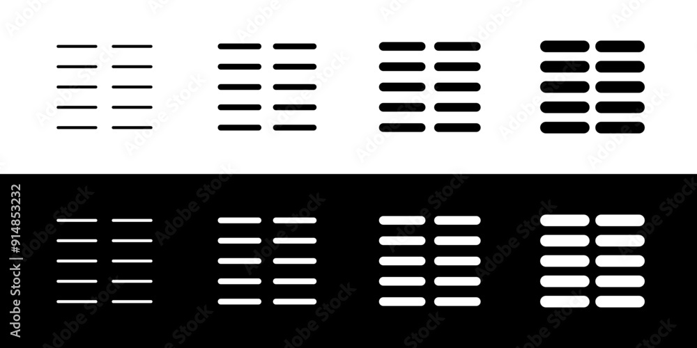 Editable text column vector icon. Part of a big icon set family. Perfect for web and app interfaces, presentations, infographics, etc Editable text column vector icon. Part of a big icon set family. Perfect for web and app interfaces, presentations, infographics, etc