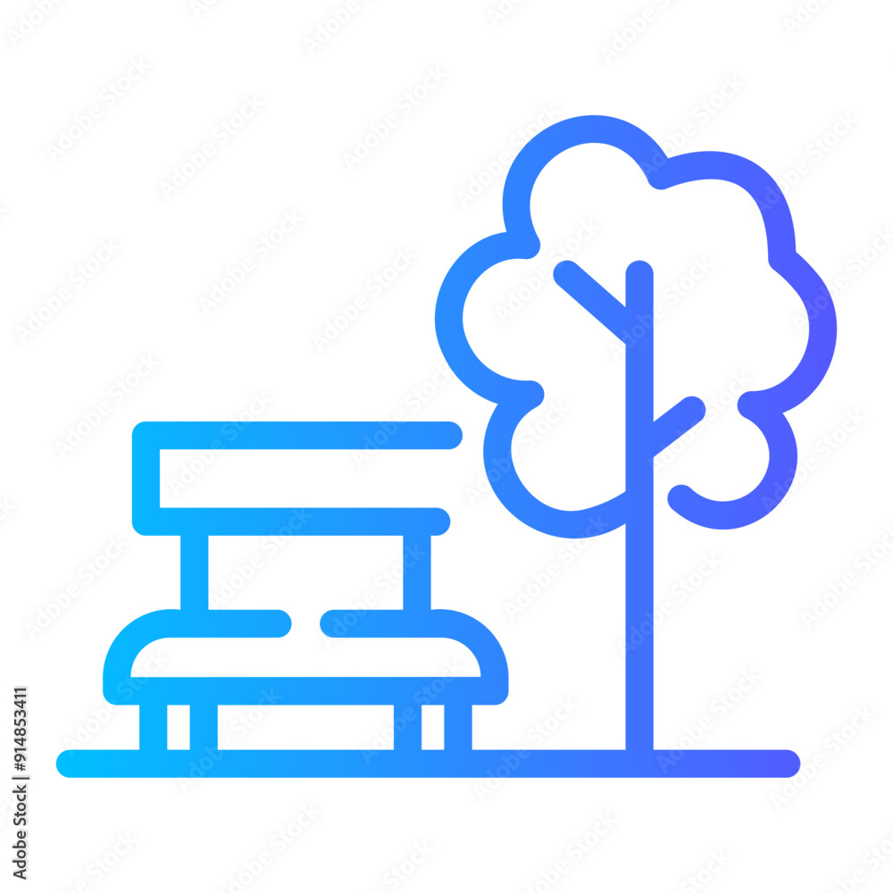 park Line Gradient Icon park Line Gradient Icon