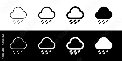 Editable heavy rainfall vector icon. Part of a big icon set family. Perfect for web and app interfaces, presentations, infographics, etc