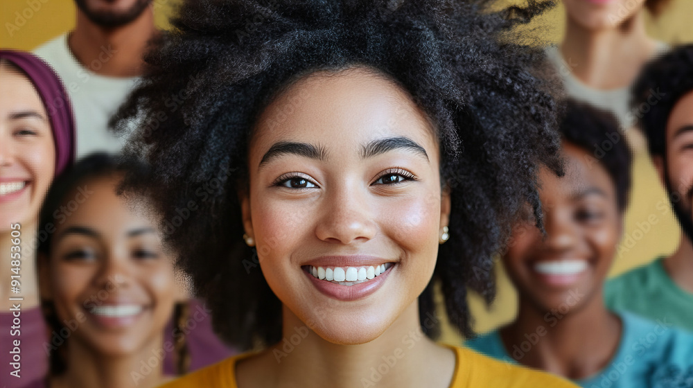 Diverse Smiling Faces Celebrating Unity and Happiness Diverse Smiling Faces Celebrating Unity and Happiness