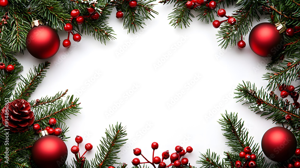 frame background for christmas with christmas trees and christmas balls frame background for christmas with christmas trees and christmas balls
