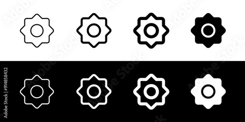 Editable vector sun, screen brightness icon. Part of a big icon set family. Perfect for web and app interfaces, presentations, infographics, etc