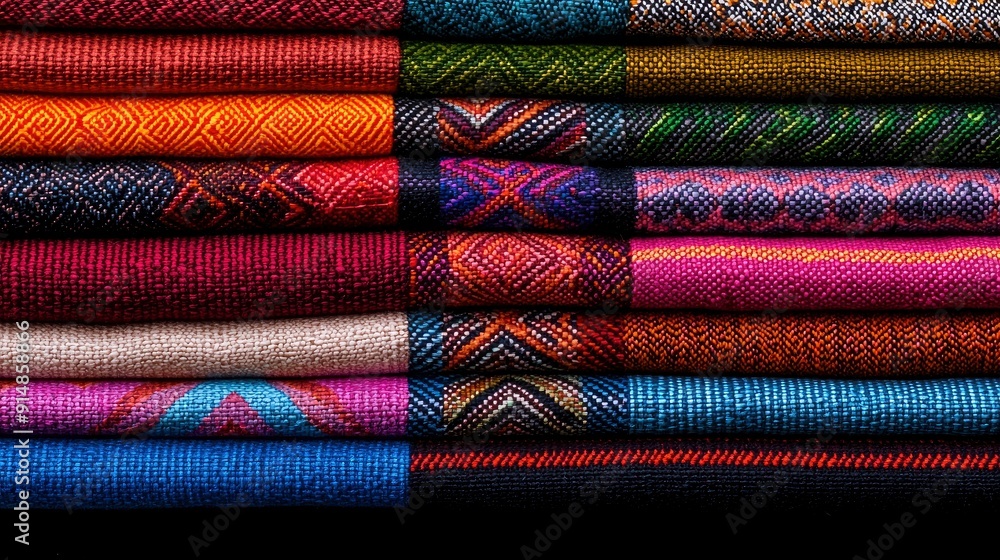 Textile pattern, woven fabric, traditional design Background Textile pattern, woven fabric, traditional design Background