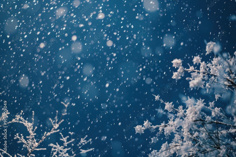 Magical Winter Background with Falling Snowflakes and Sparkling Holiday Atmosphere for a Cozy Christmas Season Magical Winter Background with Falling Snowflakes and Sparkling Holiday Atmosphere for a Cozy Christmas Season