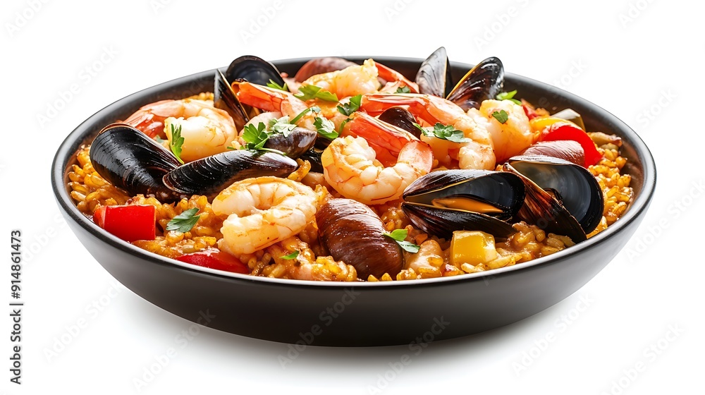 bowl of seafood, Generative AI bowl of seafood, Generative AI