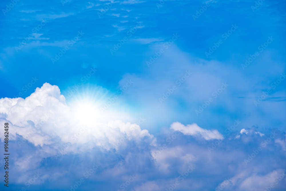 Panorama of cloud clear sky background for summer vacation concept at ocean and summer sea water with sunlight of beautiful cloudy sky. Panorama of cloud clear sky background for summer vacation concept at ocean and summer sea water with sunlight of beautiful cloudy sky.