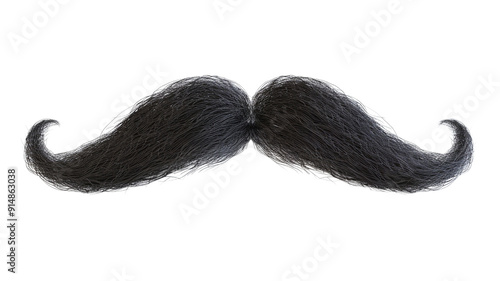 Black mustache clip art