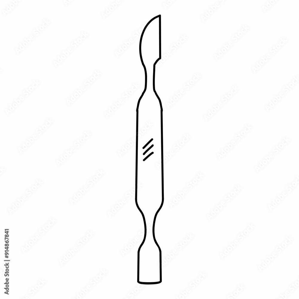 tool for work of manicure master. doodle-style illustration. tool for work of manicure master. doodle-style illustration.