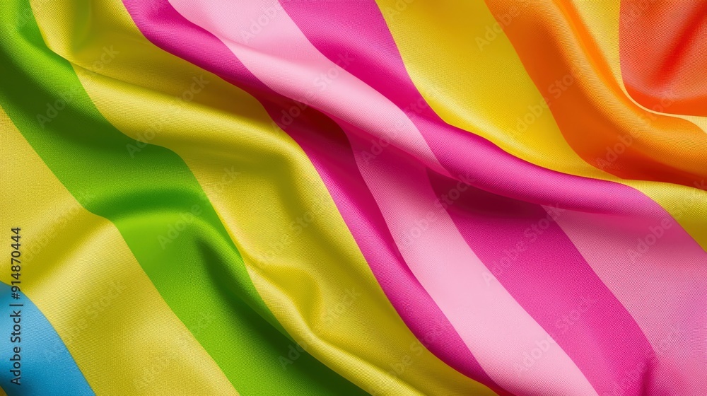 Striped pattern, colorful fabric, playful design Background Striped pattern, colorful fabric, playful design Background