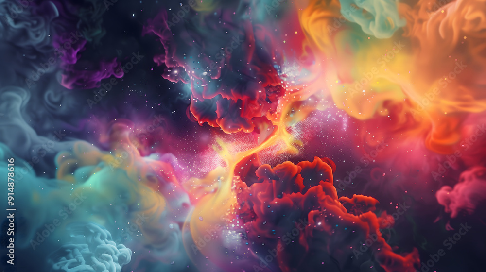 Swirling Colors in the Void Swirling Colors in the Void